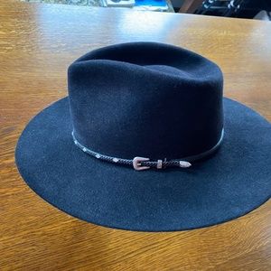 Genuine Stetson 'Diamond Jim' Black Cowboy Hat